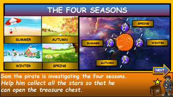 The Four Seasons. |2nd-5th| Interactive Google Slides + Powerpoint Version