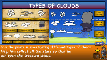 Types of Clouds |2nd-6th| The Atmosphere and Weather Powerpoint. Cirrus. Stratus. Cumulus