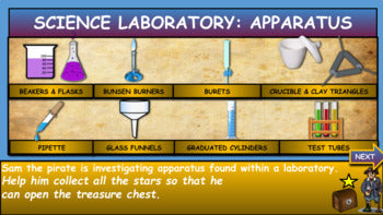 Science Laboratory Apparatus:|3rd-7th| Interactive Google Slides + Pow ...