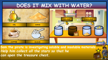Does it mix with water?|2nd-6th| Interactive Google Slides + Powerpoint + 2 Worksheets