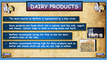 A: Food and Nutrition Bundle: 5 Google Slides Presentations + PPT's + Worksheets