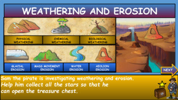 Weathering, Erosion and Deposition Powerpoint | 5th-9th Grade | NGSS4-ESS2-1 + Google Slides Version